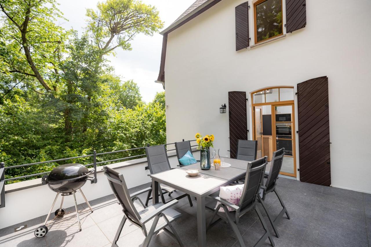 Landhaus Karbach Komplett Oder Einzelne Wohneinheiten Villa Inkl Sauna Bzw Waldhaeuschen Hirten Eksteriør billede