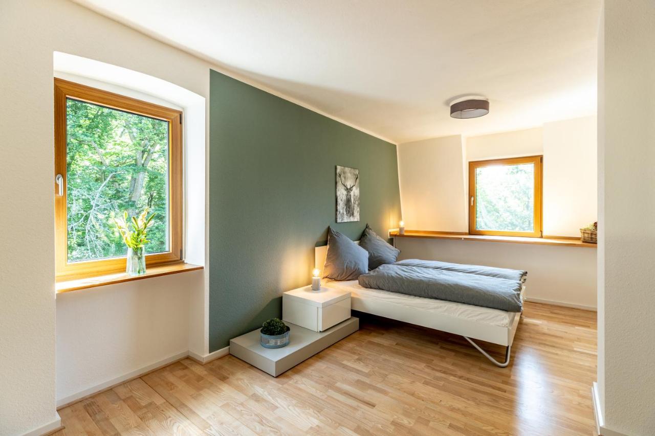 Landhaus Karbach Komplett Oder Einzelne Wohneinheiten Villa Inkl Sauna Bzw Waldhaeuschen Hirten Eksteriør billede